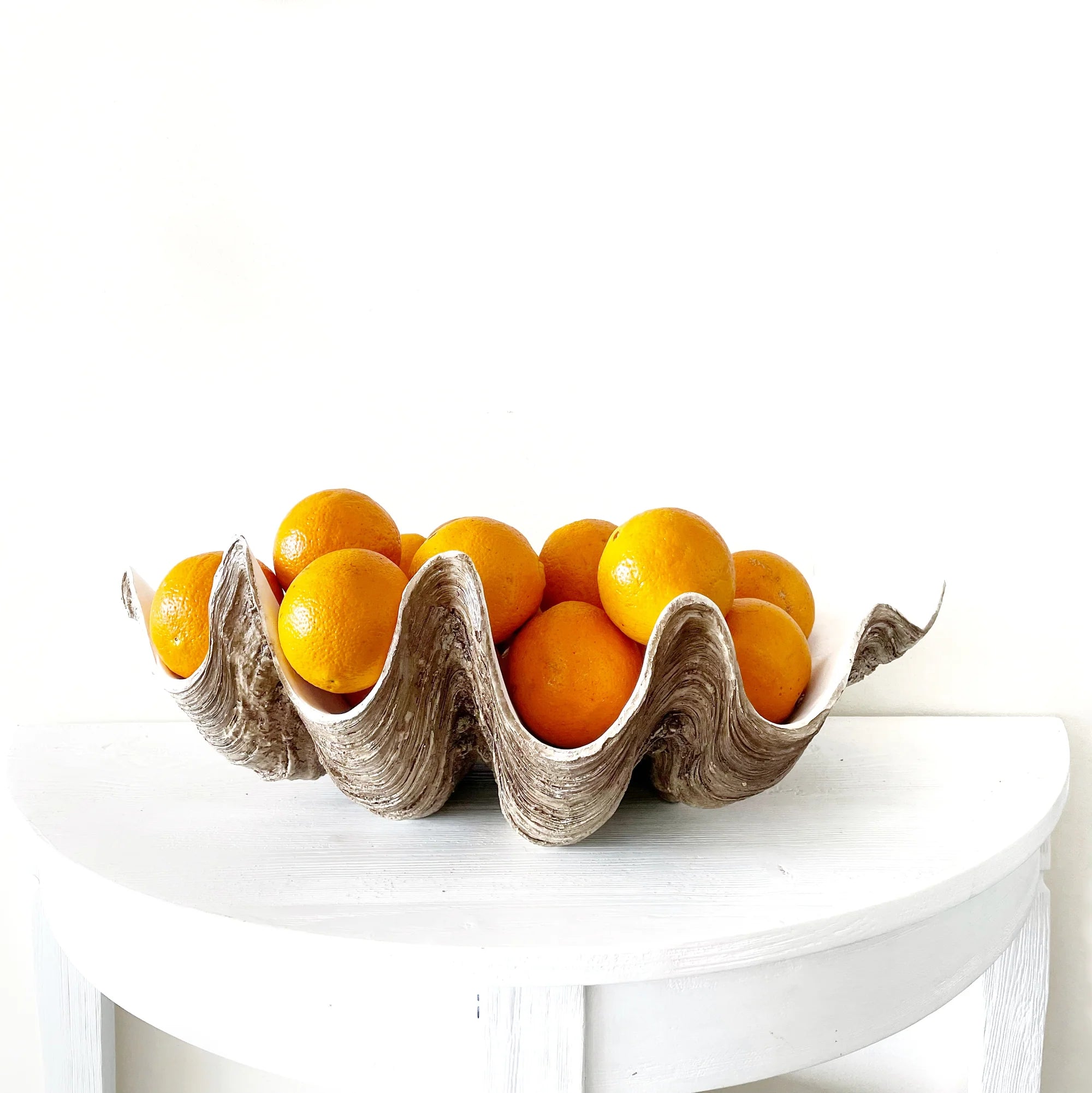 Faux Giant Clamshells Natural Vintage ***HIRE ONLY***