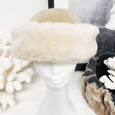 Sheepskin Shearling Beanie Hat