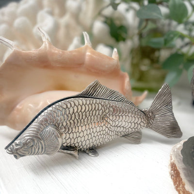 Vintage Silverware - Koi Fish Letter/Napkin Holders