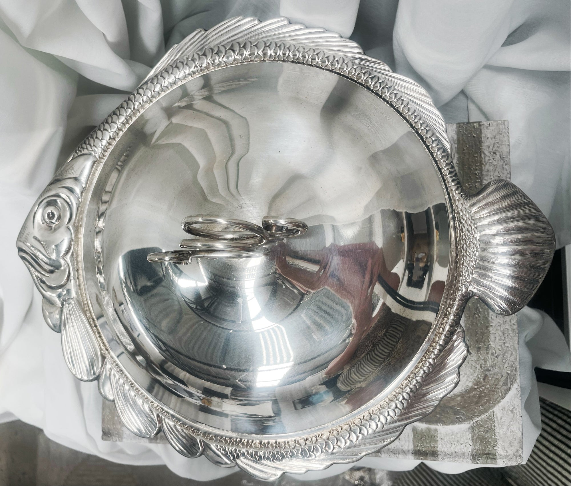Vintage Silverware - Large Fish Tureen