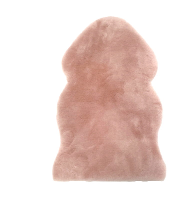 Genuine Australian Shorn Sheepskin Baby Care Rug - Pink