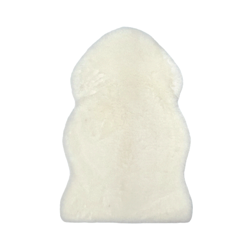 Genuine Australian Shorn Sheepskin Baby Care Rug - Natural White