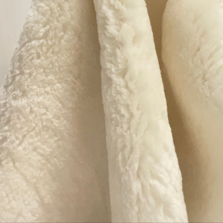 Genuine Australian Shorn Sheepskin Baby Rug - Natural White