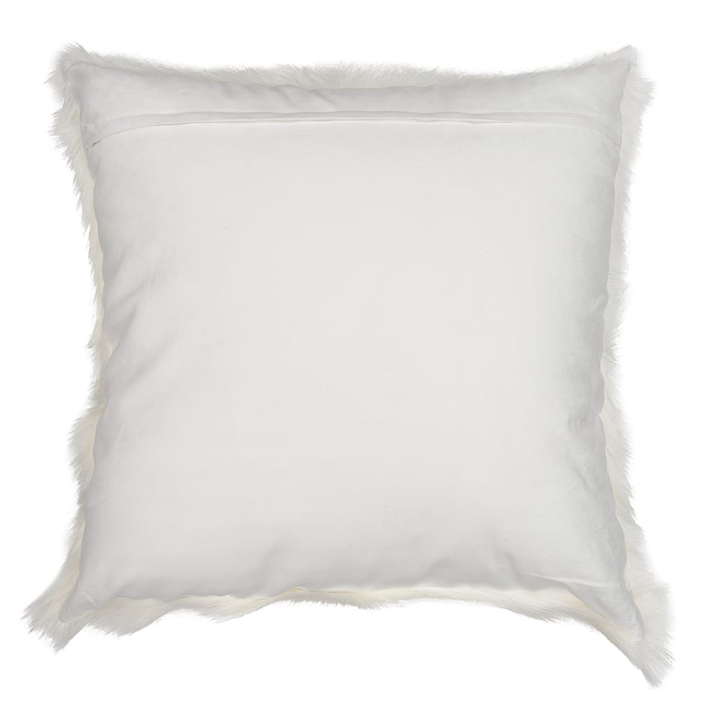 Himalayan Short Hair Goat Cushion Large - Natural White