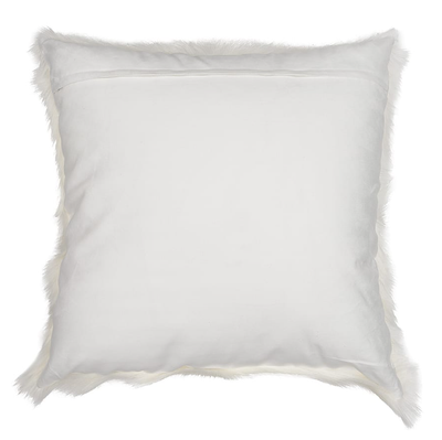 Himalayan Short Hair Goat Cushion Large - Natural White