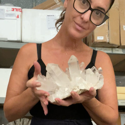 Feature Piece: Clear Quartz Chunky Cluster