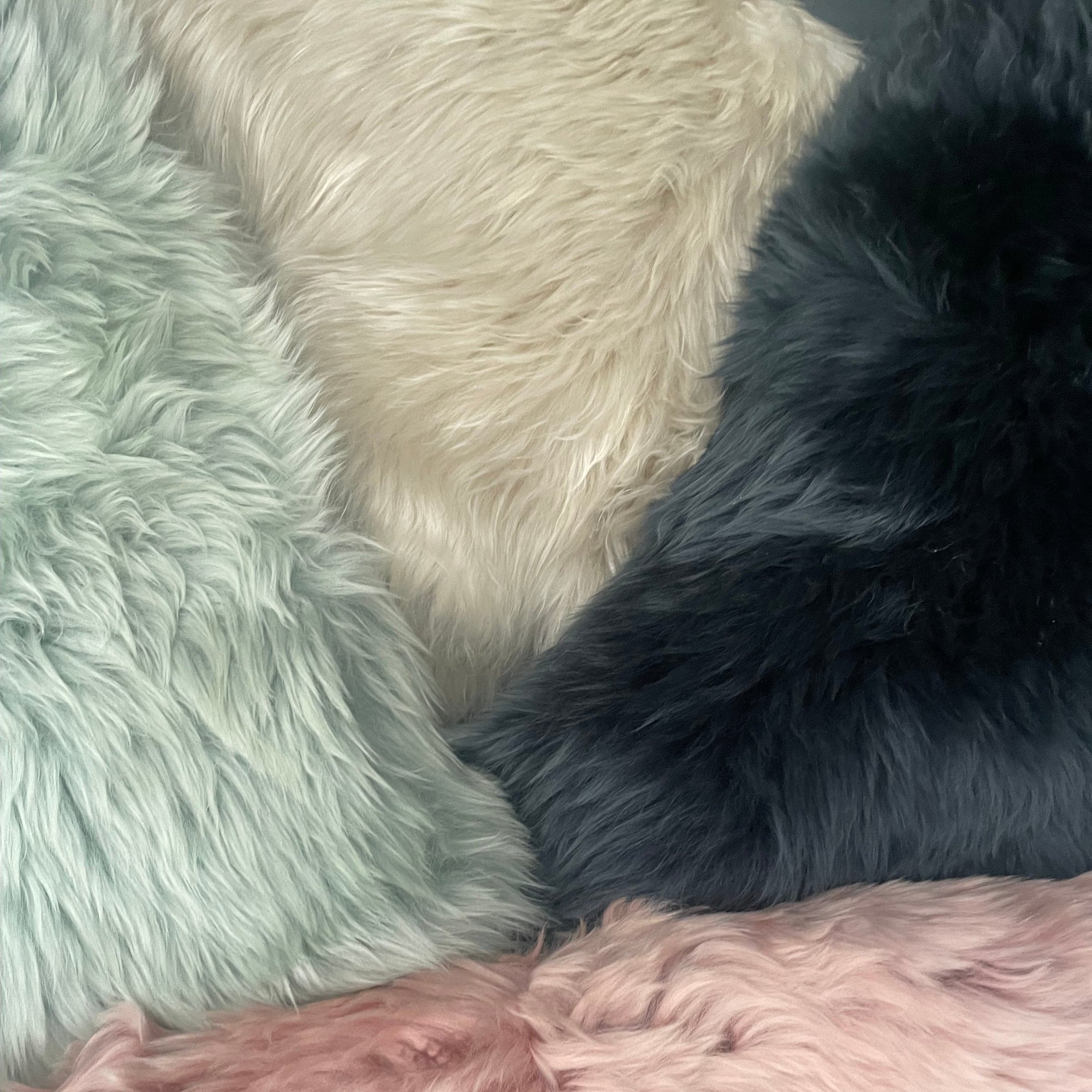 Genuine Australian Merino Sheepskin - Deep Blue Grey Navy *LIMITED EDITION*