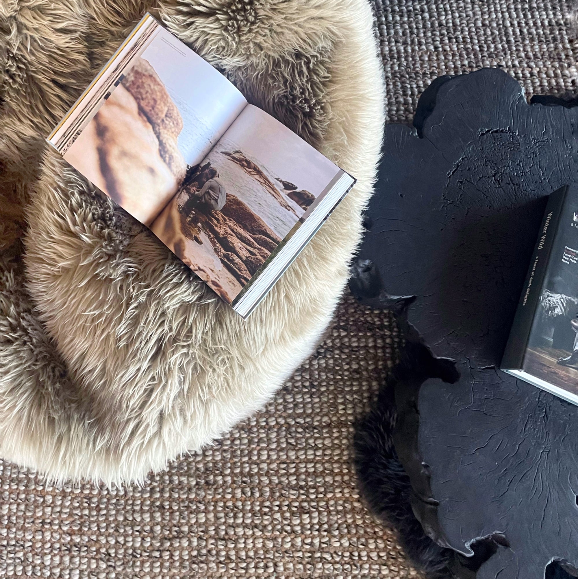 Australian Merino Sheepskin Bean Bag TaupeAustralian Merino Sheepskin Bean Bag Taupe