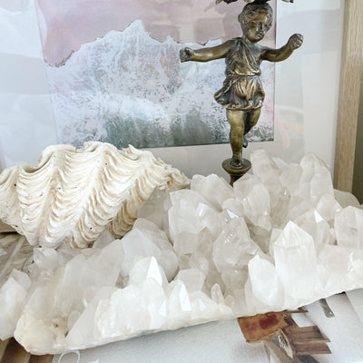 Feature Piece: Clear Quartz Cluster