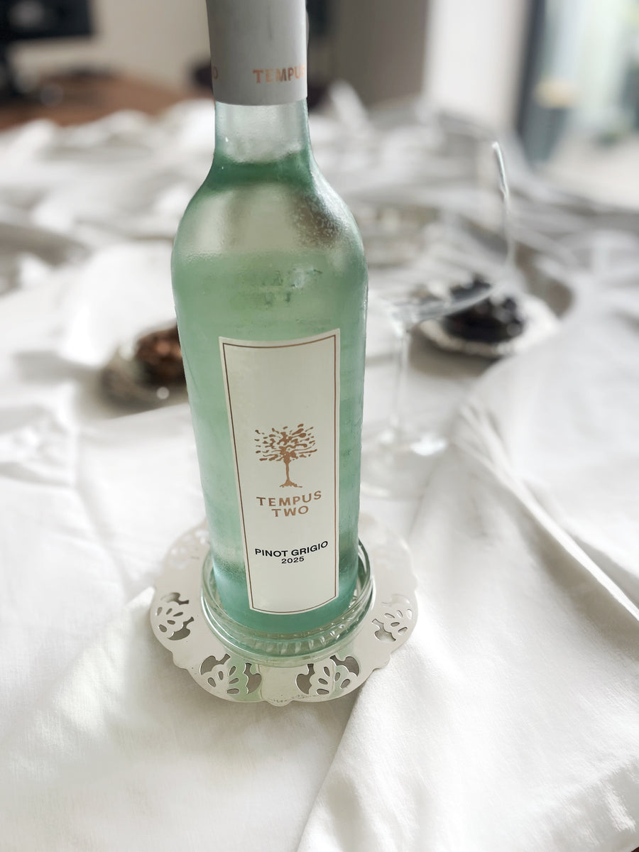 Vintage silver-plated dish with glass insert 14 CM