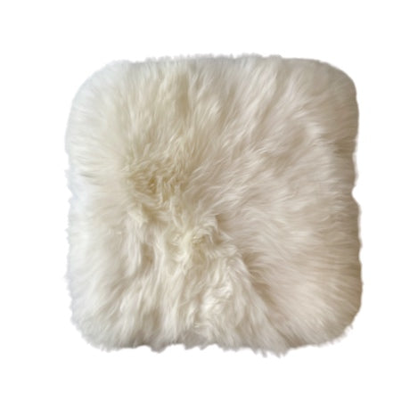 Genuine Australian Merino Sheepskin Seat Pad - Ivory 42 CM