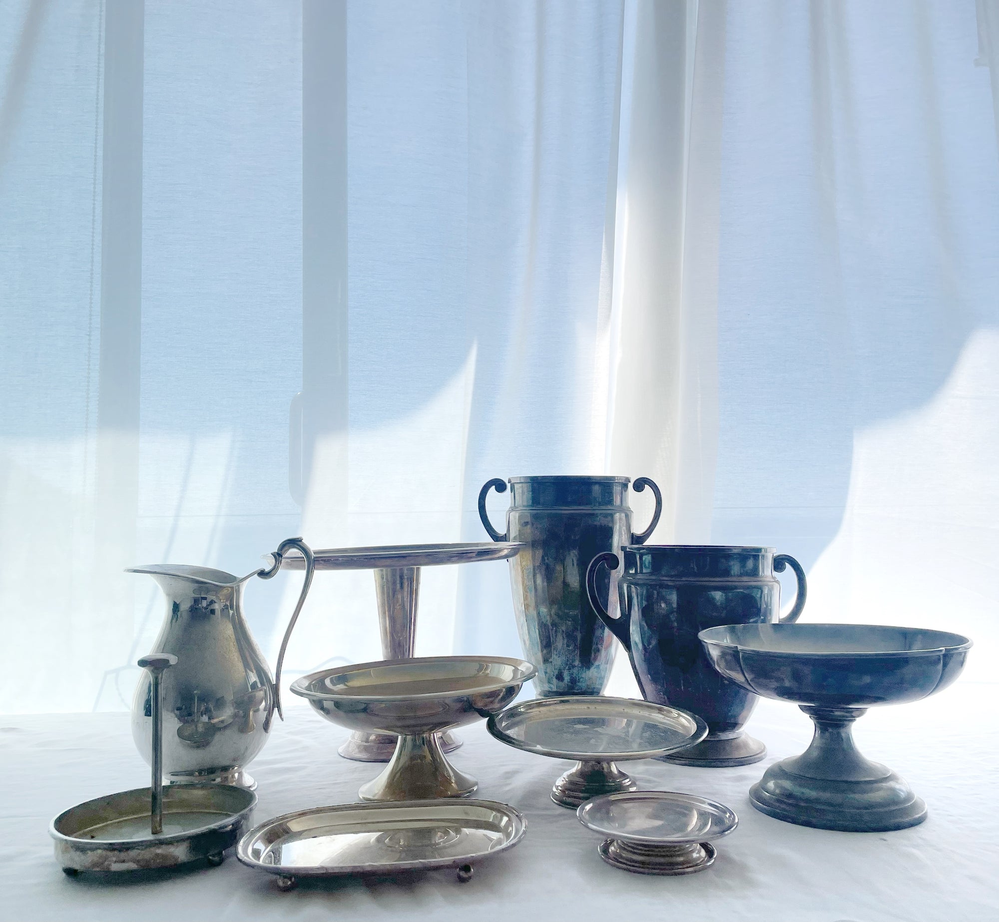 Silver Plated Footed Cake Stand 30 CM D **HIRE ONLY***