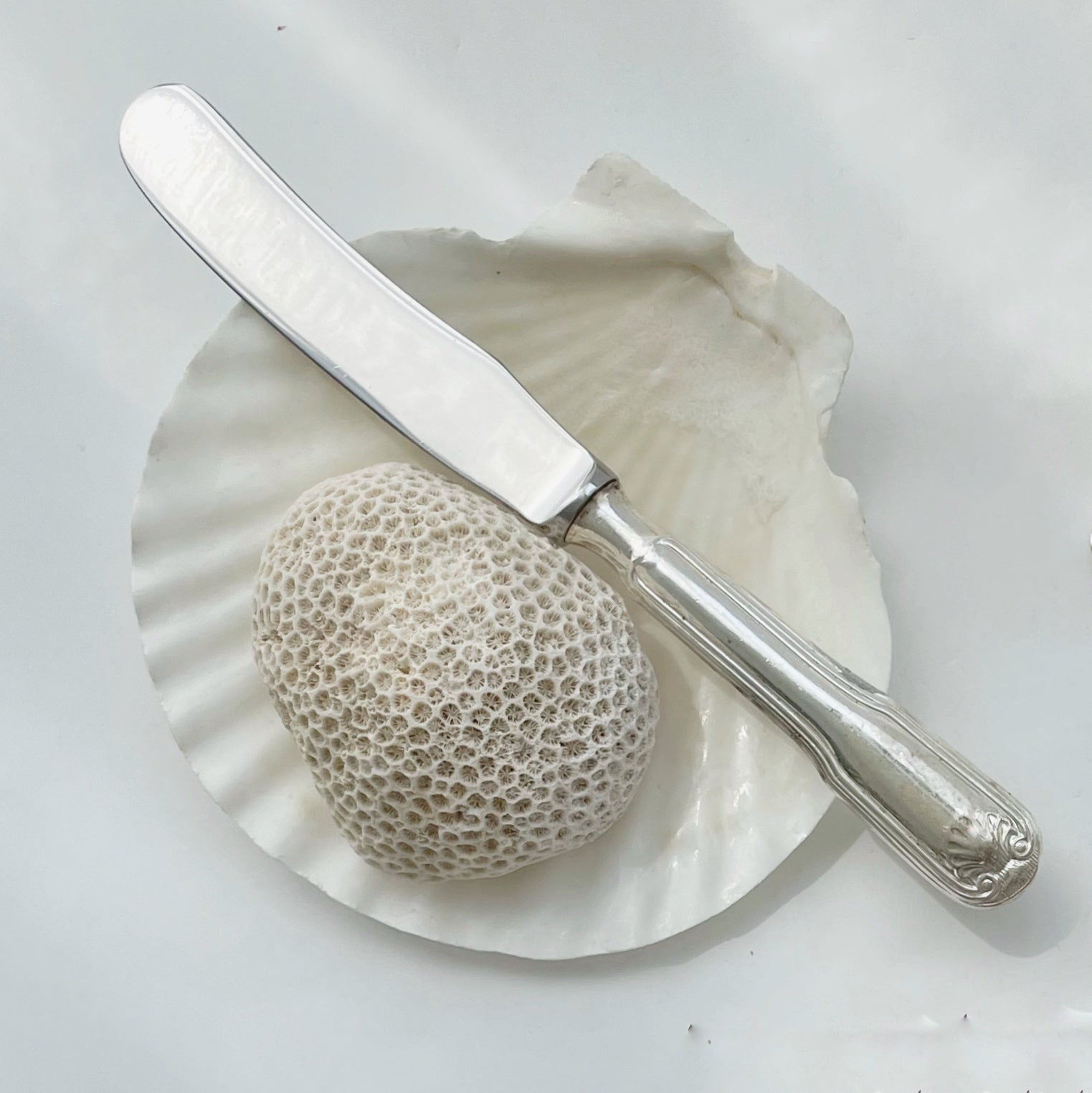 Shell Motif Vintage Silver Plated Flatware Cutlery ***HIRE ONLY***