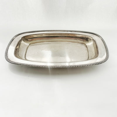 Silver Plated Tray Recatangle 27 CM L ***HIRE ONLY***