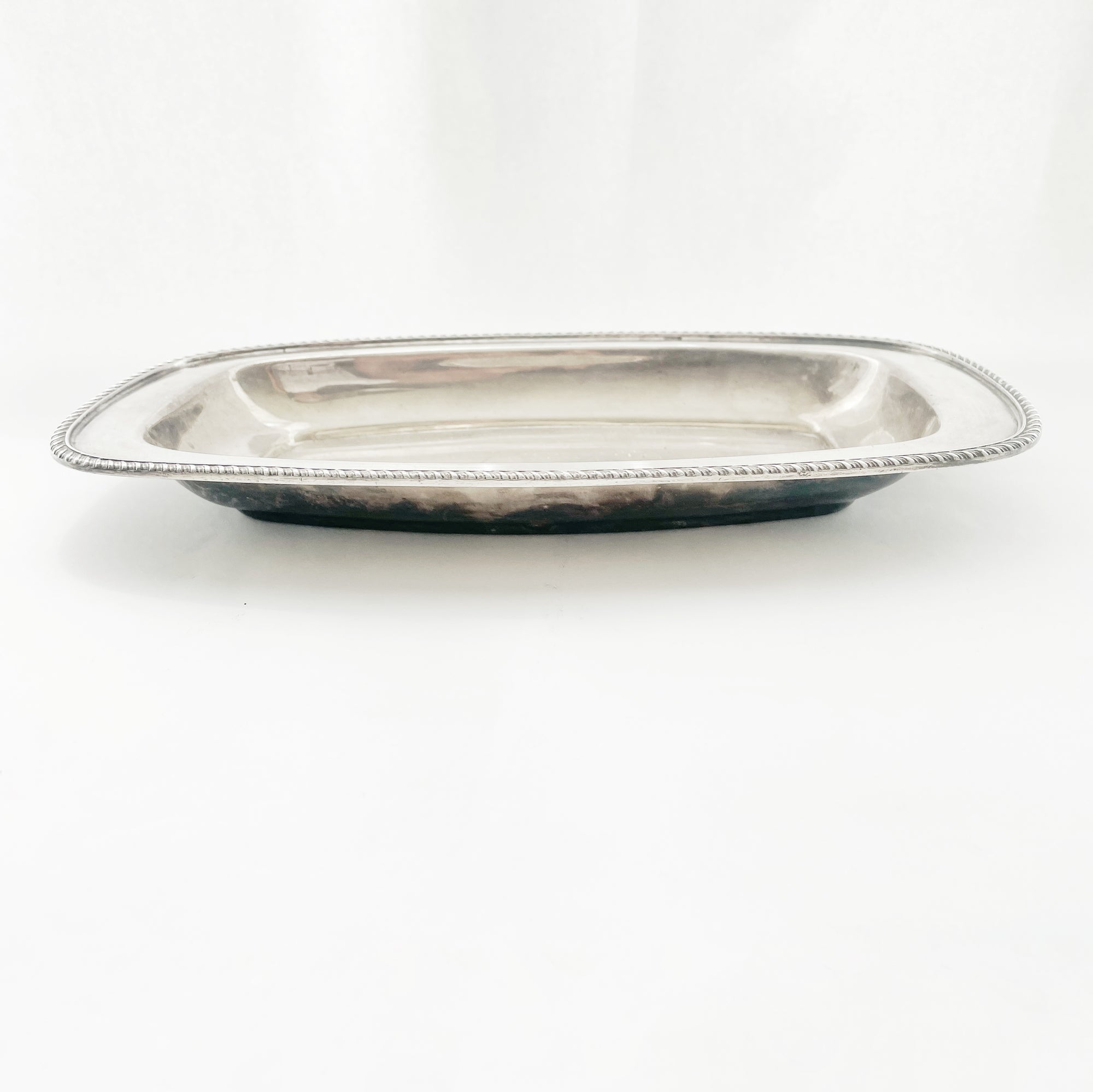 Silver Plated Tray Recatangle 27 CM L ***HIRE ONLY***