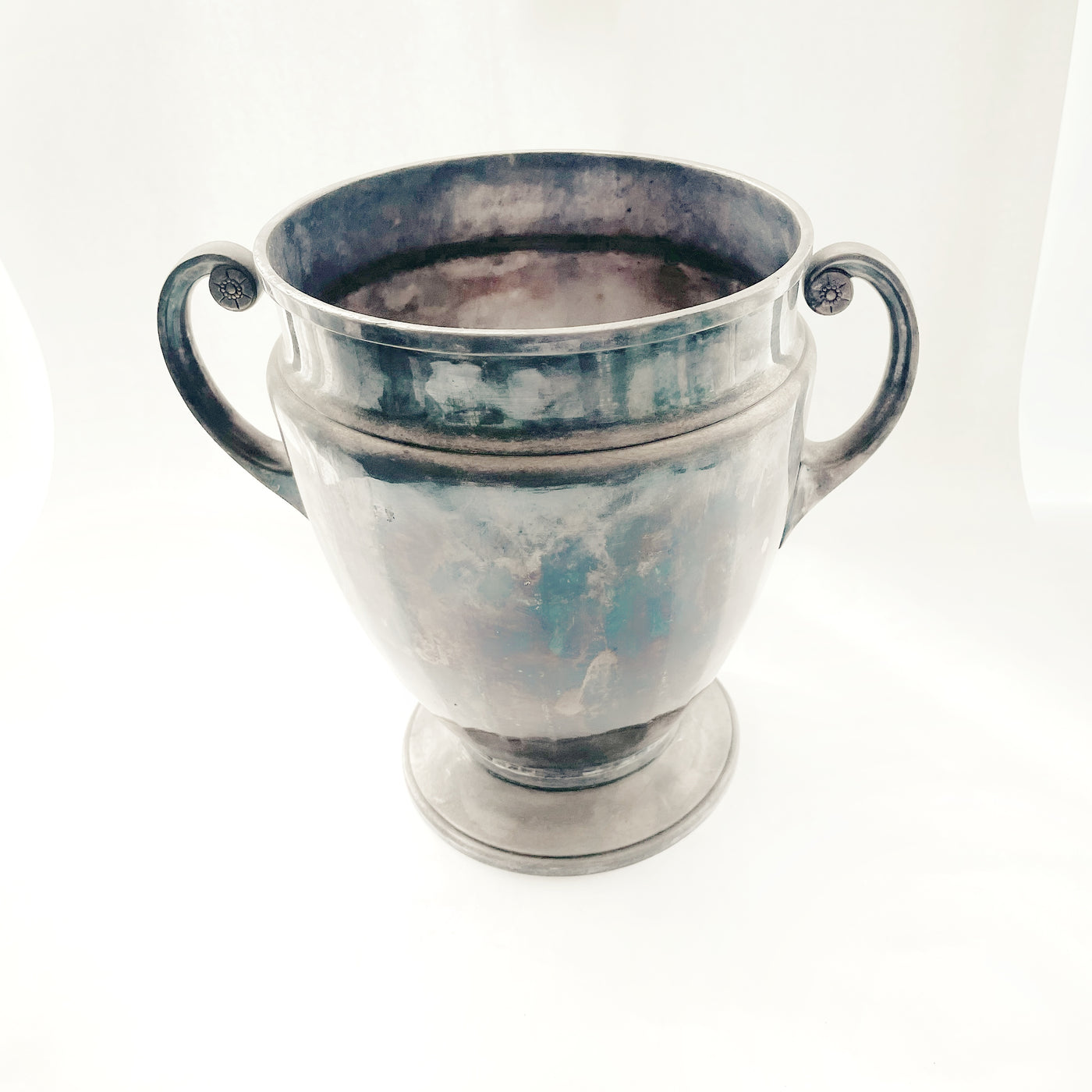 Twin Handled Urn / Vase / Wine Cooler 23 CM H ***HIRE ONLY***