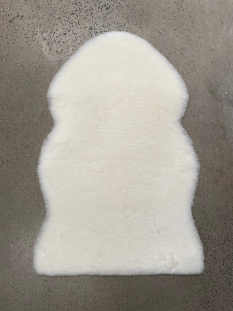 Genuine Australian Shorn Sheepskin Baby Care Rug - Natural White