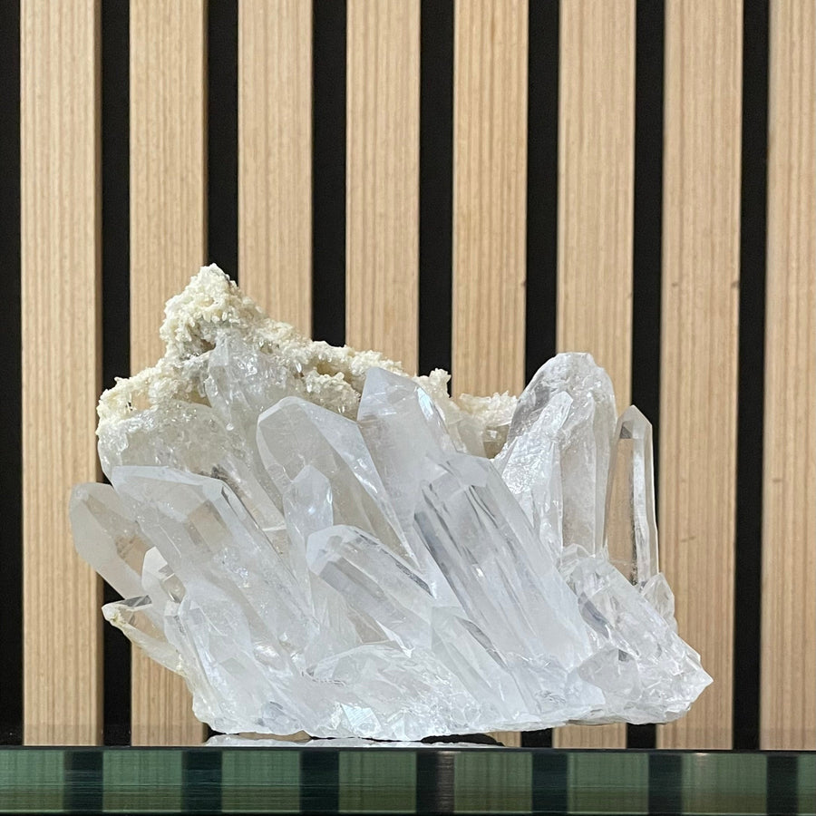 Feature Piece: Clear Quartz Cluster I - Crown Formation