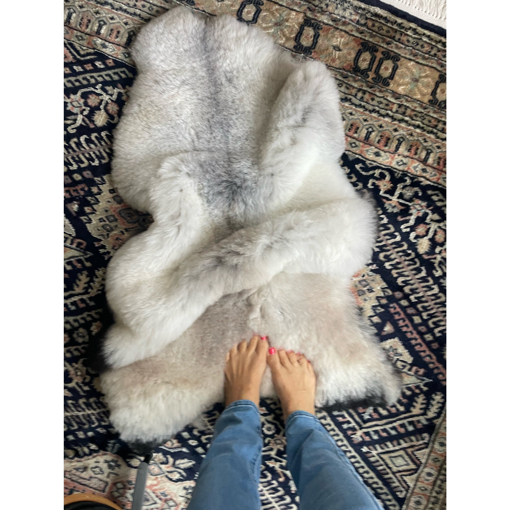 Icelandic Shorn Sheepskin - Natural Grey2
