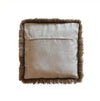 Long Wool Merino Cushion Cover - Light Brown