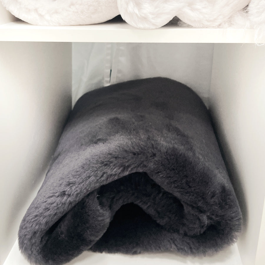 Single Face Australian Merino - Steel