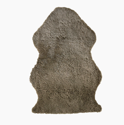 Shorn Wool Curly Shearling Sheepskin - Teddy