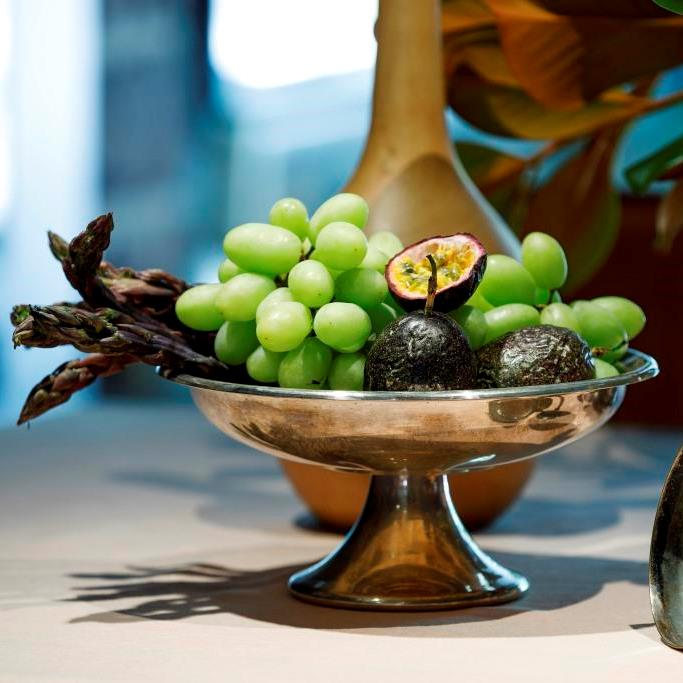 Silver Plated Footed Serving Bowls 24 CM D ***HIRE ONLY***