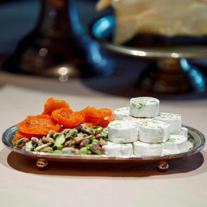 Galleried Silver Plate Trays 22 CM L ***HIRE ONLY***