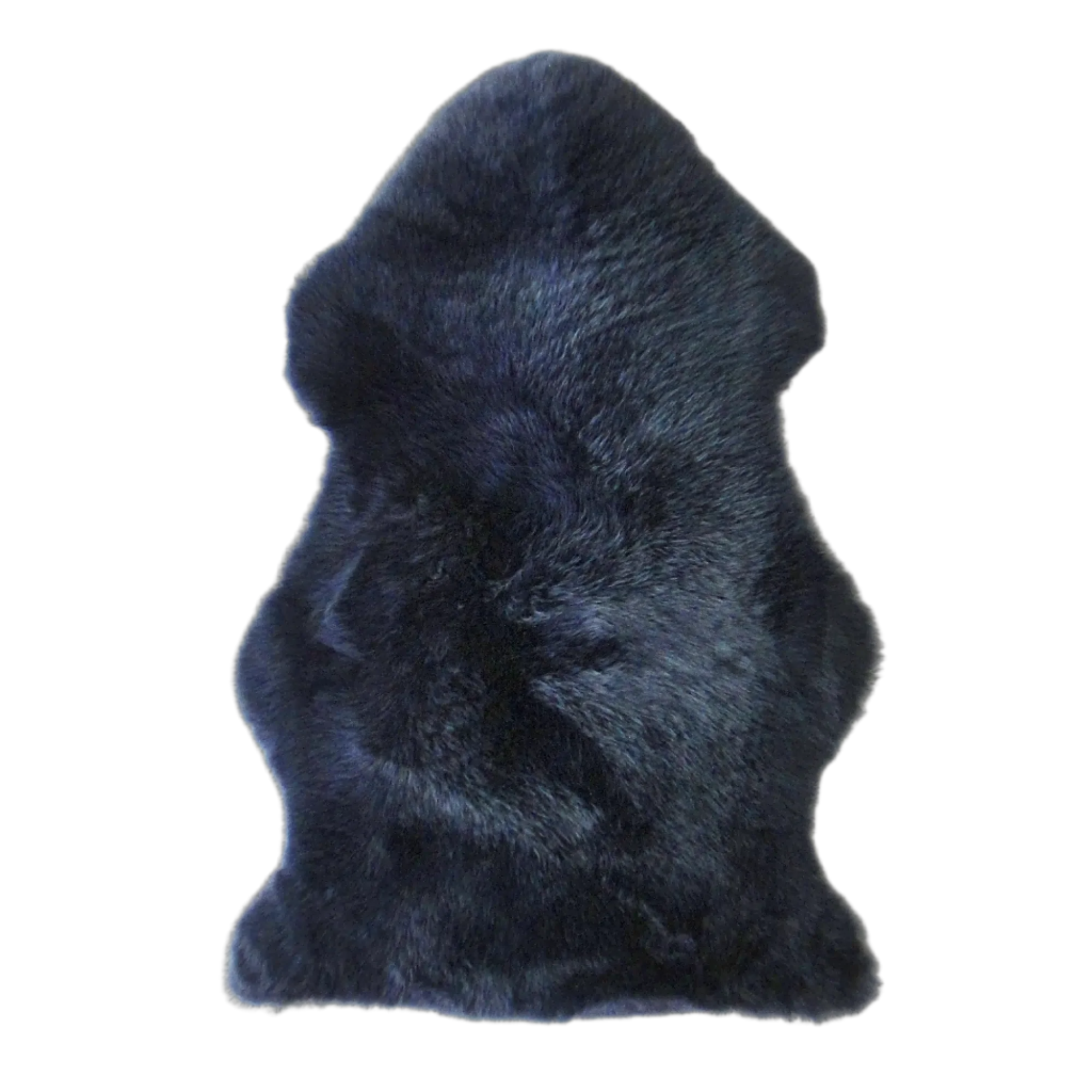 blue merino sheepskin
