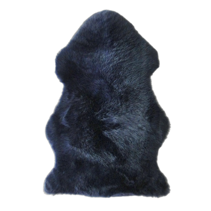 blue merino sheepskin 