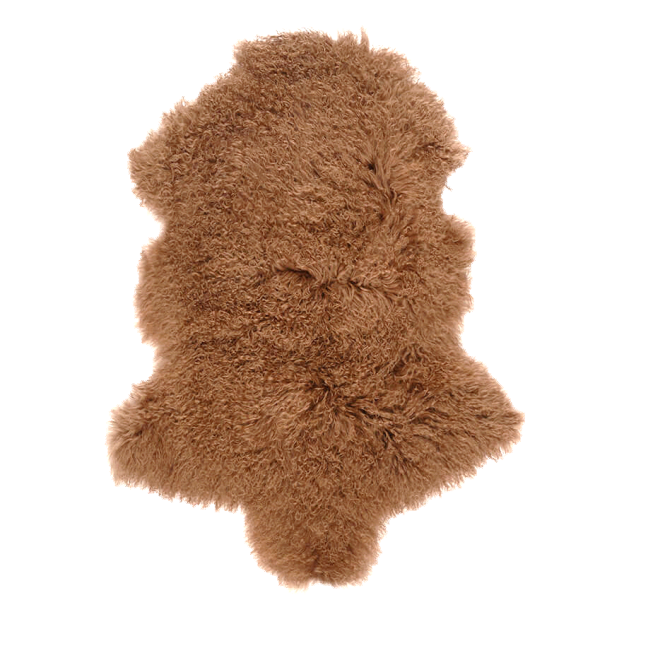 Real Tibetan Fur Mongolian Sheepskin Throw Rug *** Various Colours