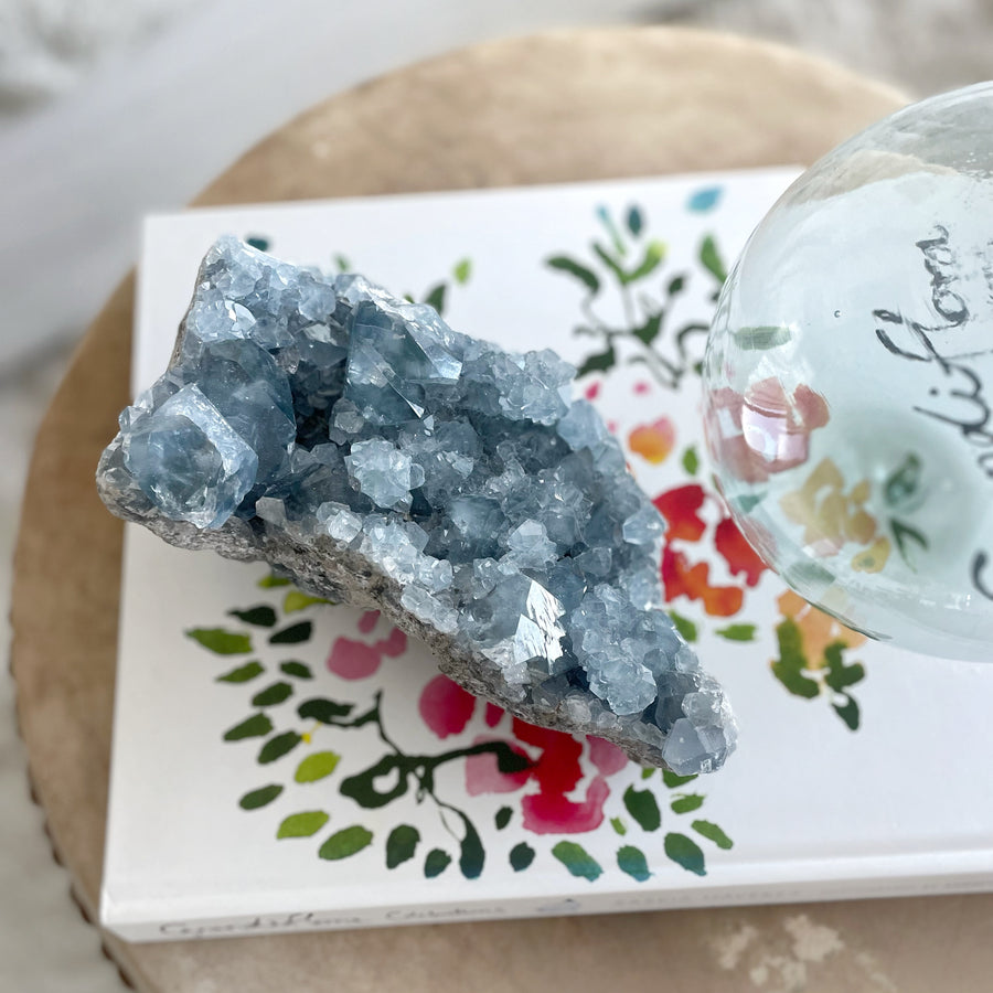 Celestite Crystal Cluster Geode III