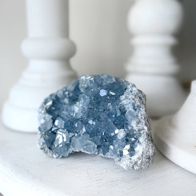 Celestite Crystal Cluster Geode IV
