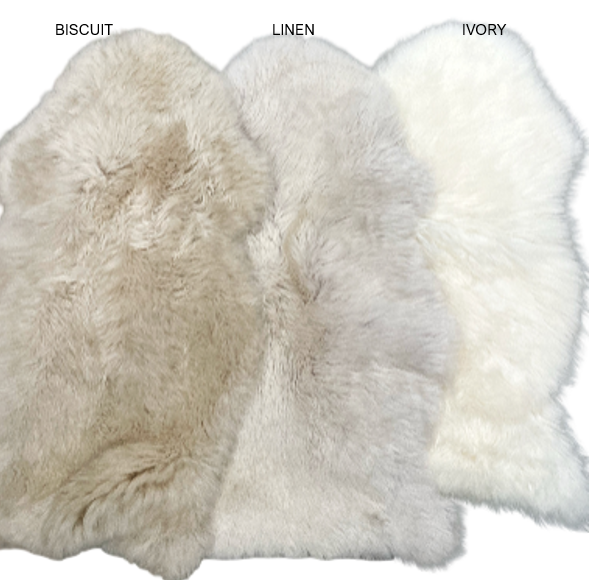 Genuine Australian Merino Sheepskin - Linen
