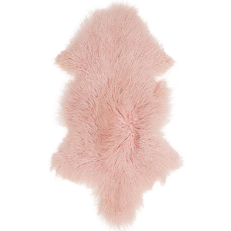 Real Tibetan Fur Mongolian Sheepskin Throw Rug *** Various Colours