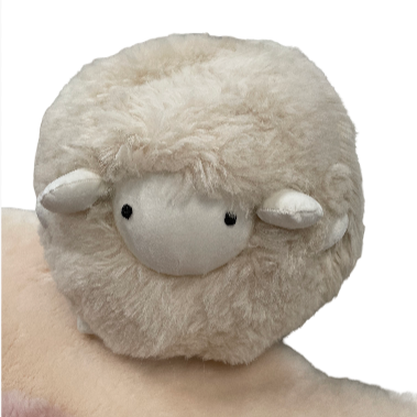 Sheepskin Soft Cushion Footstool Sheep Toy