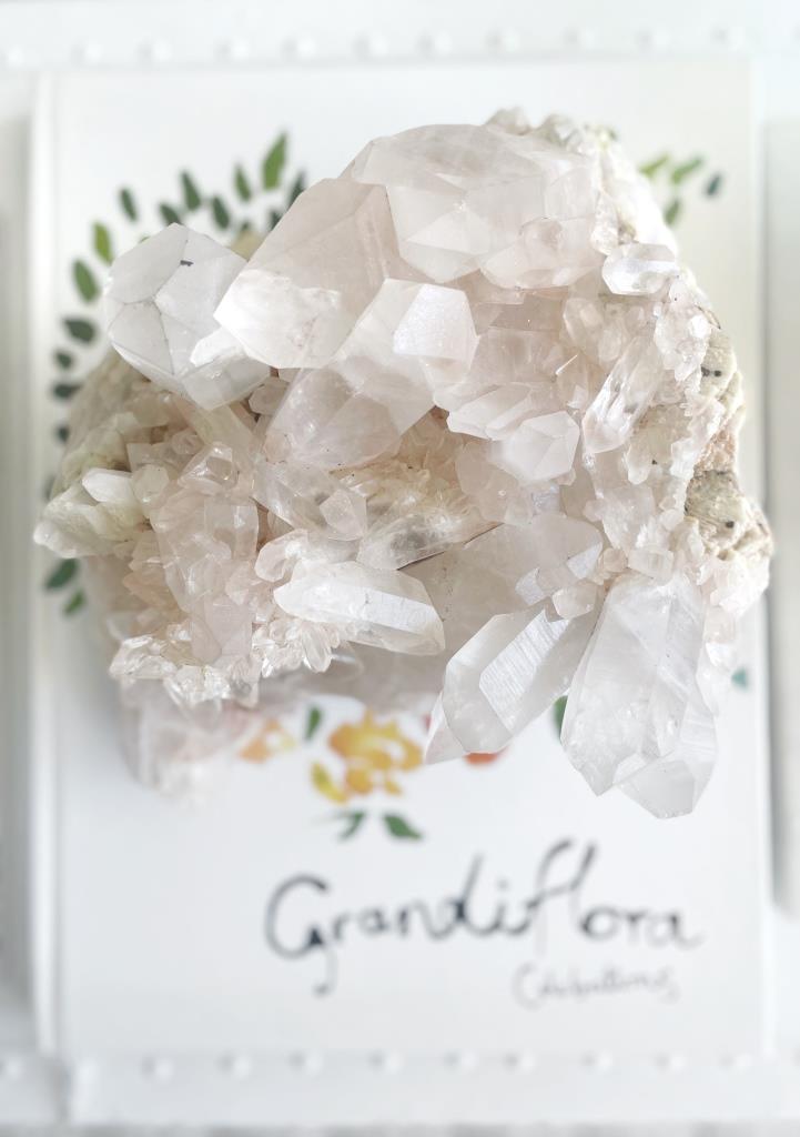 Himalayan Pink Quartz Crystal Cluster I - 4.3KG