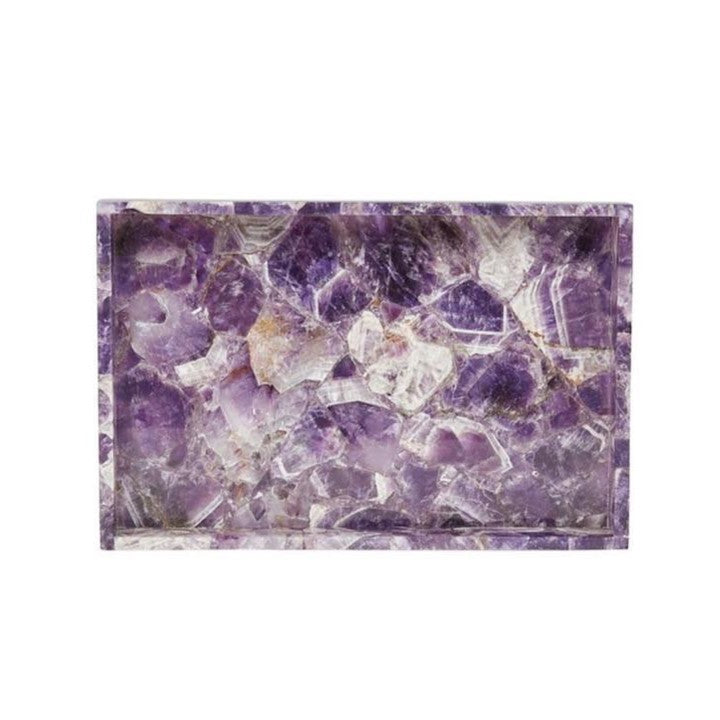 Amethyst Crystal Stone Tray