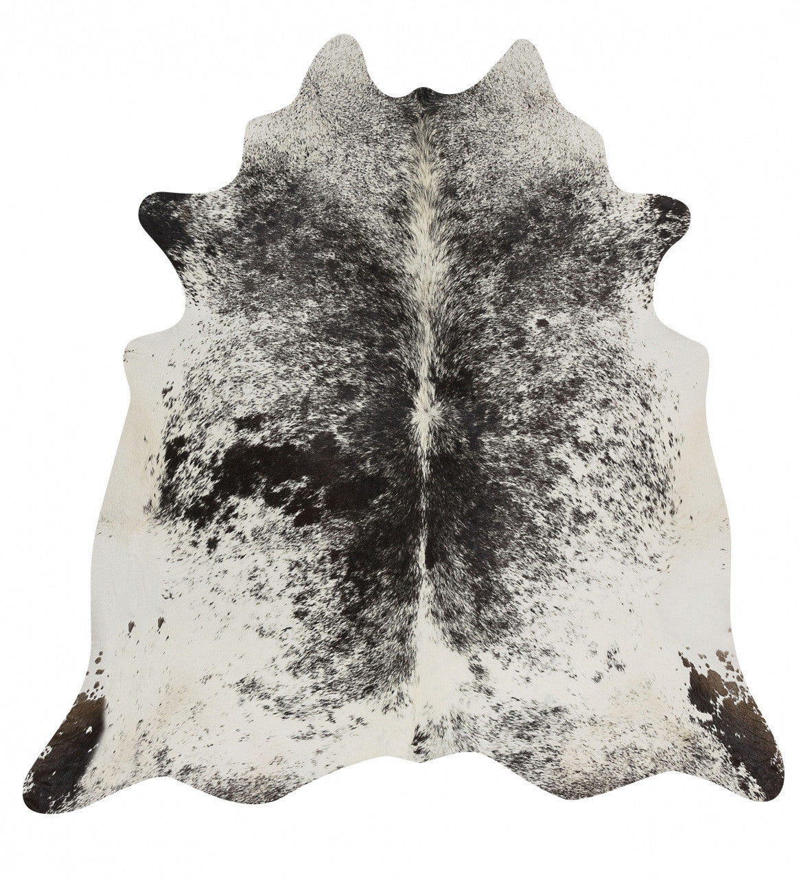Premium Cowhide - Natural Salt & Pepper Black