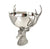 Champagne Bucket Wine Cooler on Deer & Antler Pedestal