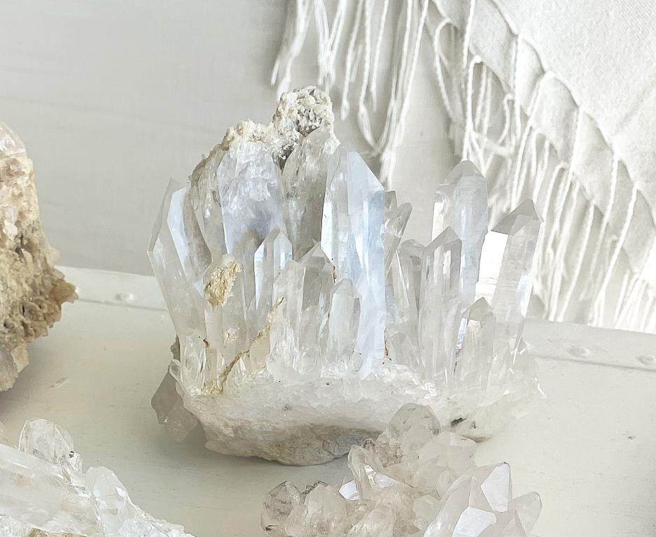 Feature Piece: Clear Quartz Cluster I - Crown Formation