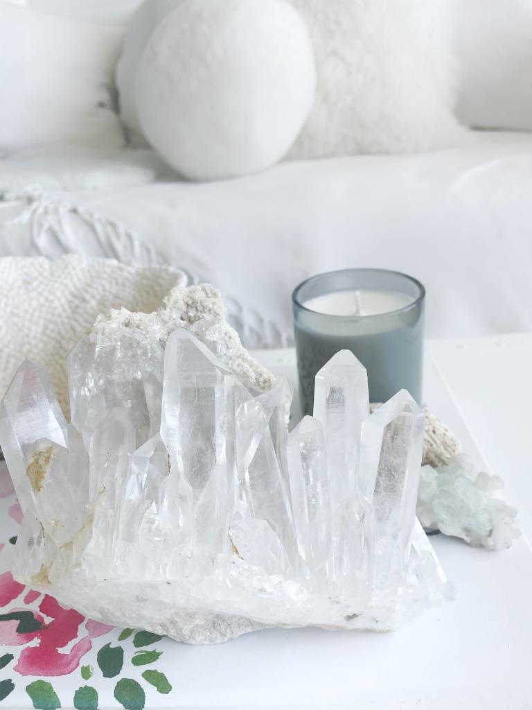 Feature Piece: Clear Quartz Cluster I - Crown Formation