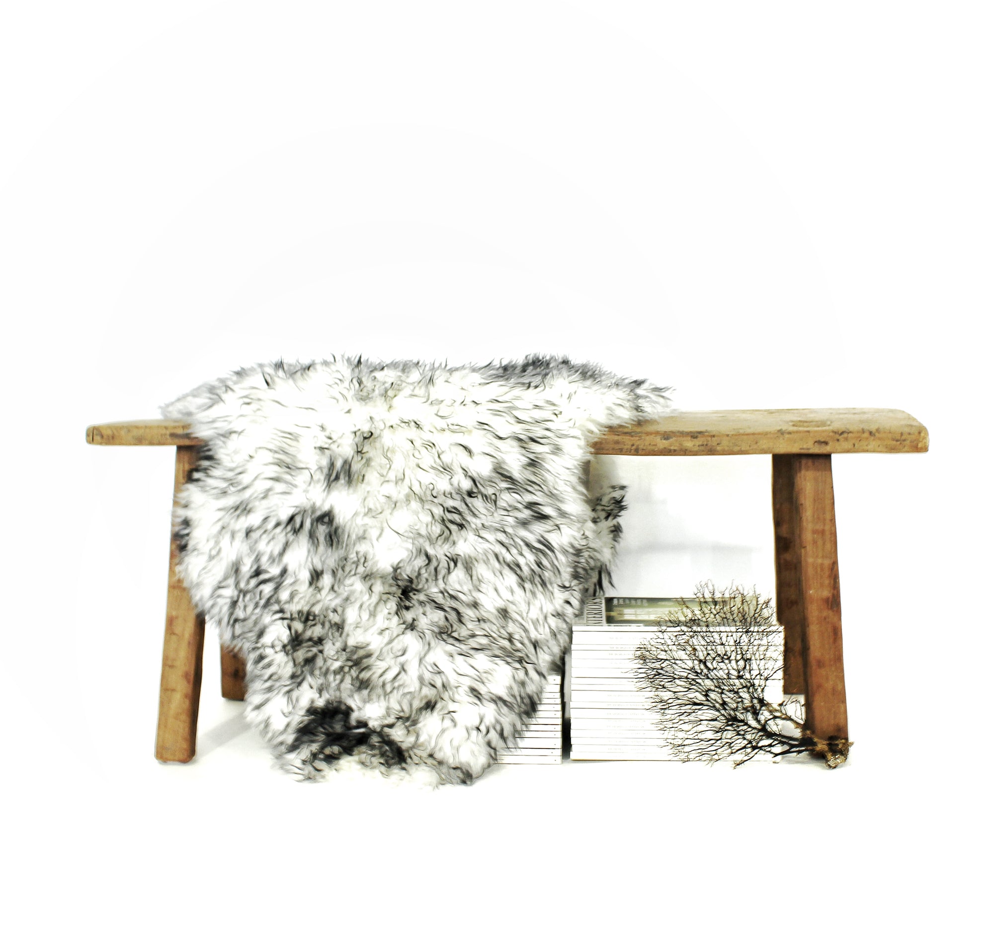 Genuine Australian Merino Sheepskin - Black Tip