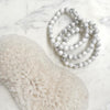 Crystal Precious Stone Bracelet - White Howlite