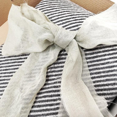 Double Size 100% Cashmere Throw Wrap - Dark Grey Diagonal