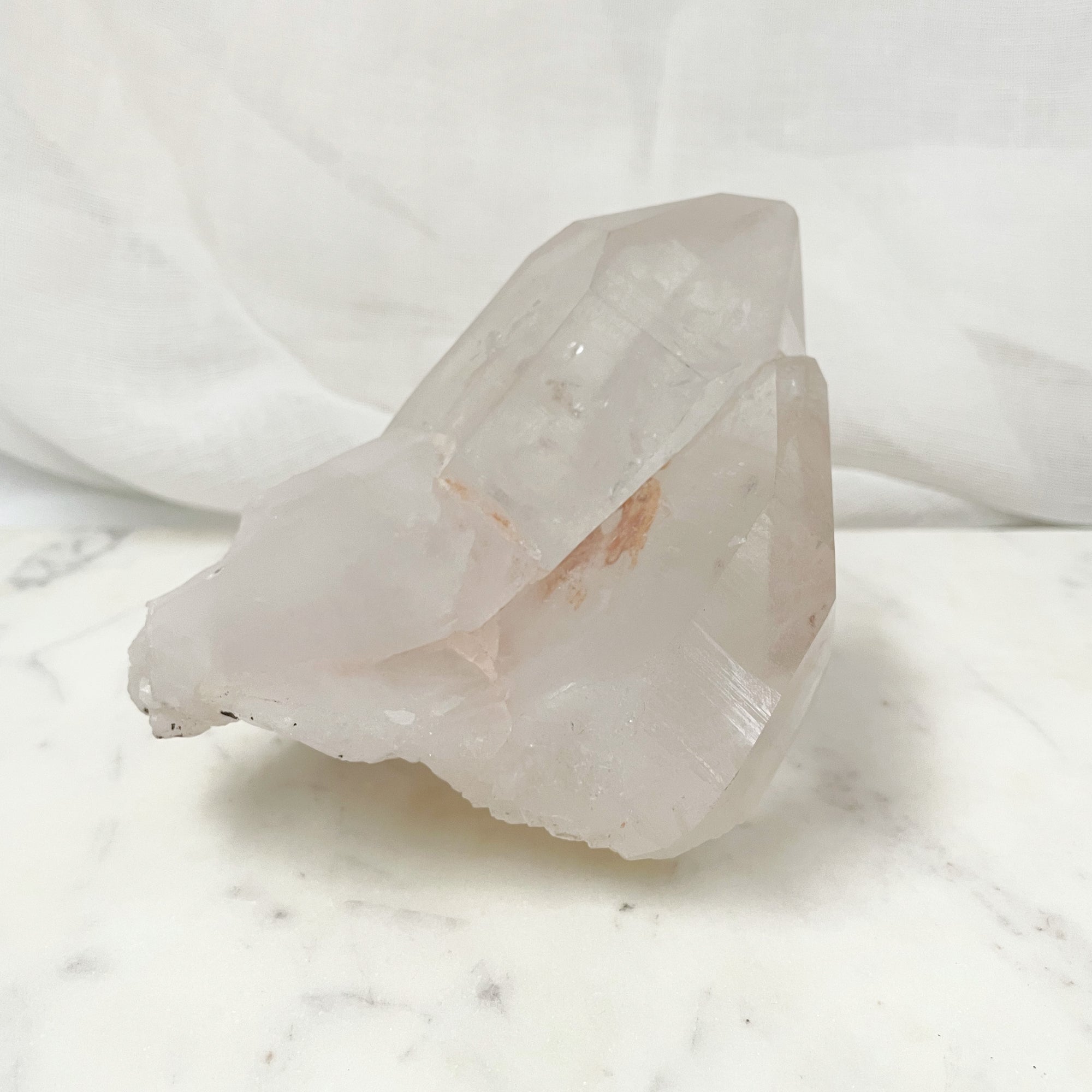 Himalayan Pink Quartz Crystal Cluster XI