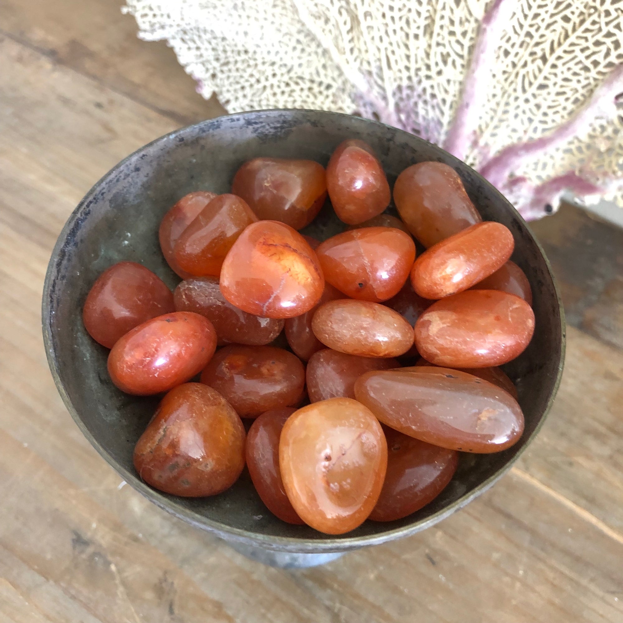 Carnelian (Indian) Tumble Stone