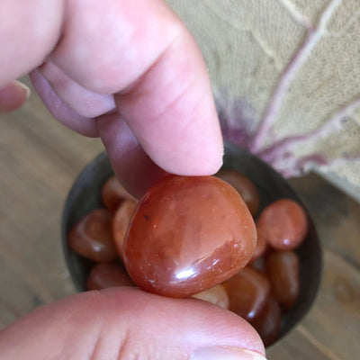 Carnelian (Indian) Tumble Stone