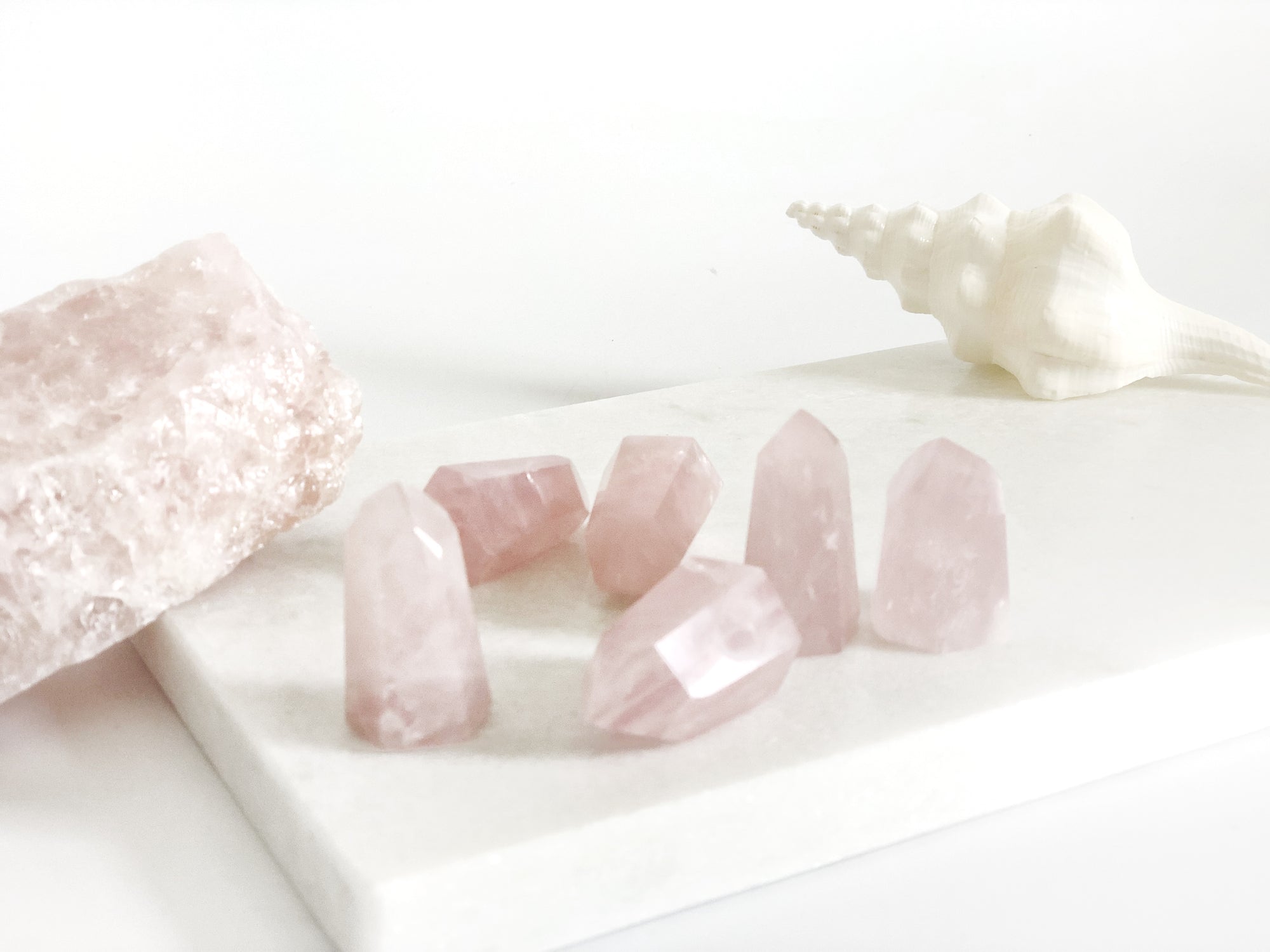 Rose Quartz Crystal Generator Points