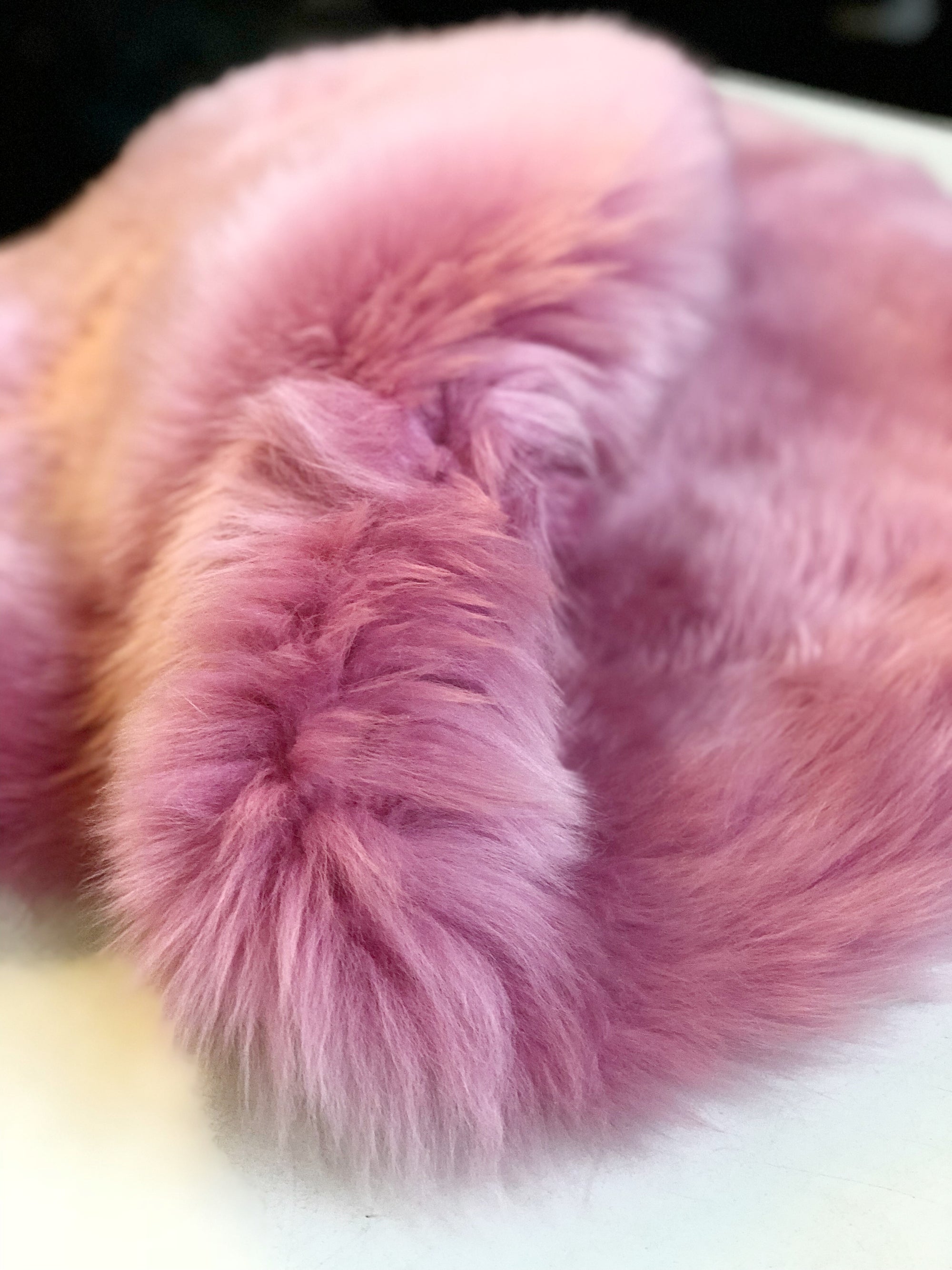 Genuine Australian Merino Sheepskin - Orchid
